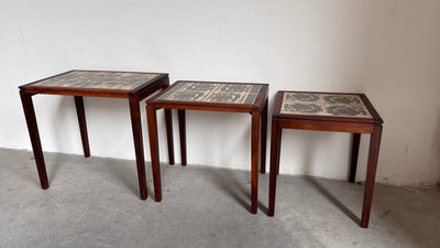 
                  
                    Vintage nesting bijzettafel keramiek - palissander - LOUI.STORE
                  
                