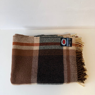 Vintage Noorse wollen deken geruit - LOUI