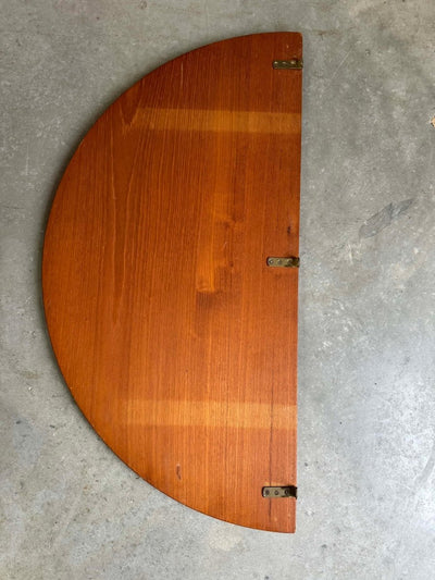 
                  
                    Vintage ovale uitschuifbare eettafel teak - LOUI.STORE
                  
                