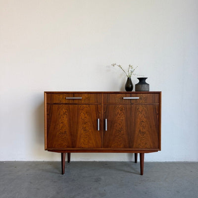 Vintage palissander sideboard met lades en deurtjes - LOUI