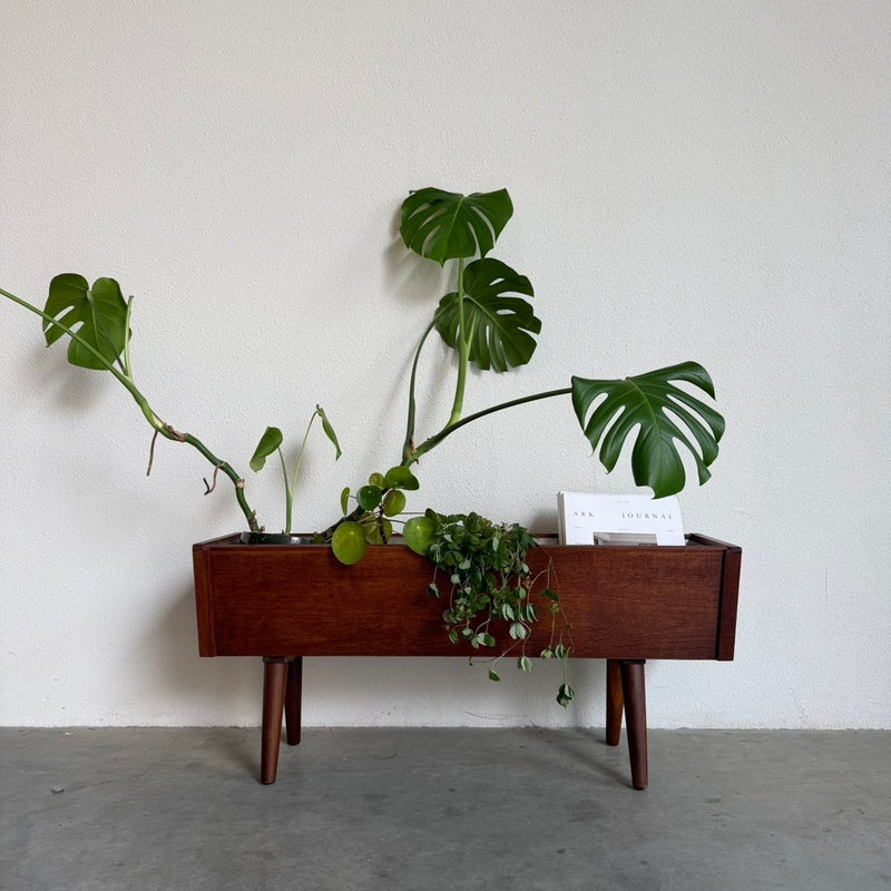 Vintage plantenbak teak - LOUI