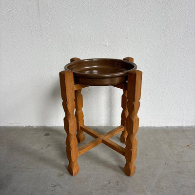 
                  
                    Vintage plantentafel eiken - keramieken schaal diverse soorten - LOUI
                  
                