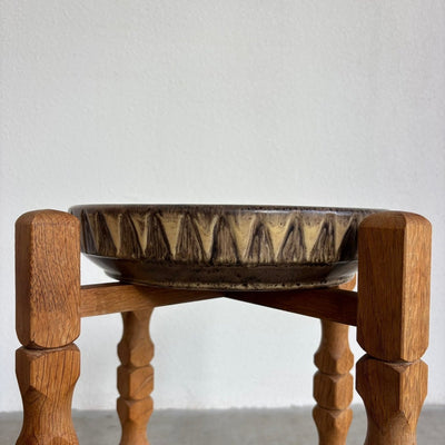 
                  
                    Vintage plantentafel eiken - keramieken schaal diverse soorten - LOUI
                  
                