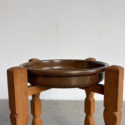 
                  
                    Vintage plantentafel eiken - keramieken schaal diverse soorten - LOUI
                  
                