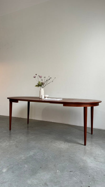 Vintage ronde eettafel teak Skovmand & Andersen - LOUI.STORE