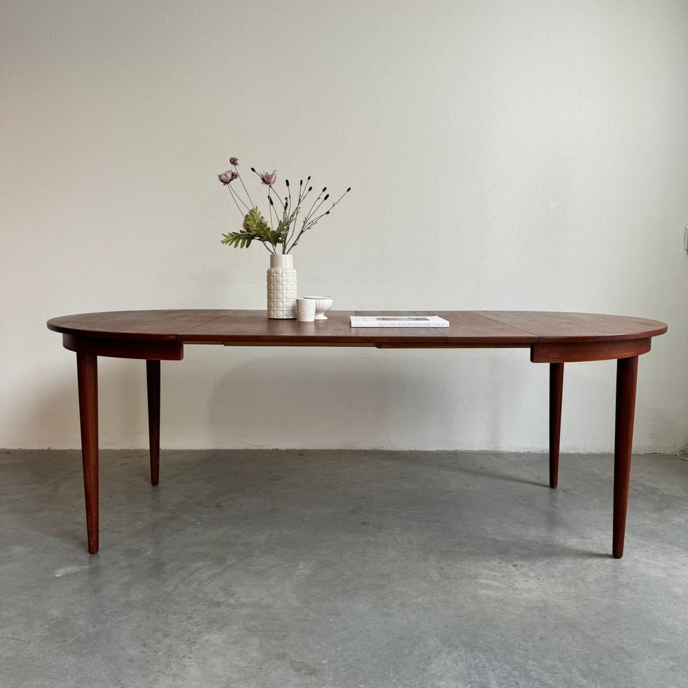 Vintage ronde eettafel teak Skovmand & Andersen - LOUI.STORE