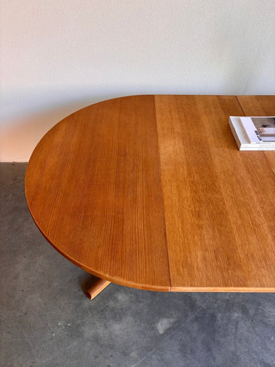 
                  
                    Vintage ronde uitschuifbare eettafel eiken - LOUI.STORE
                  
                