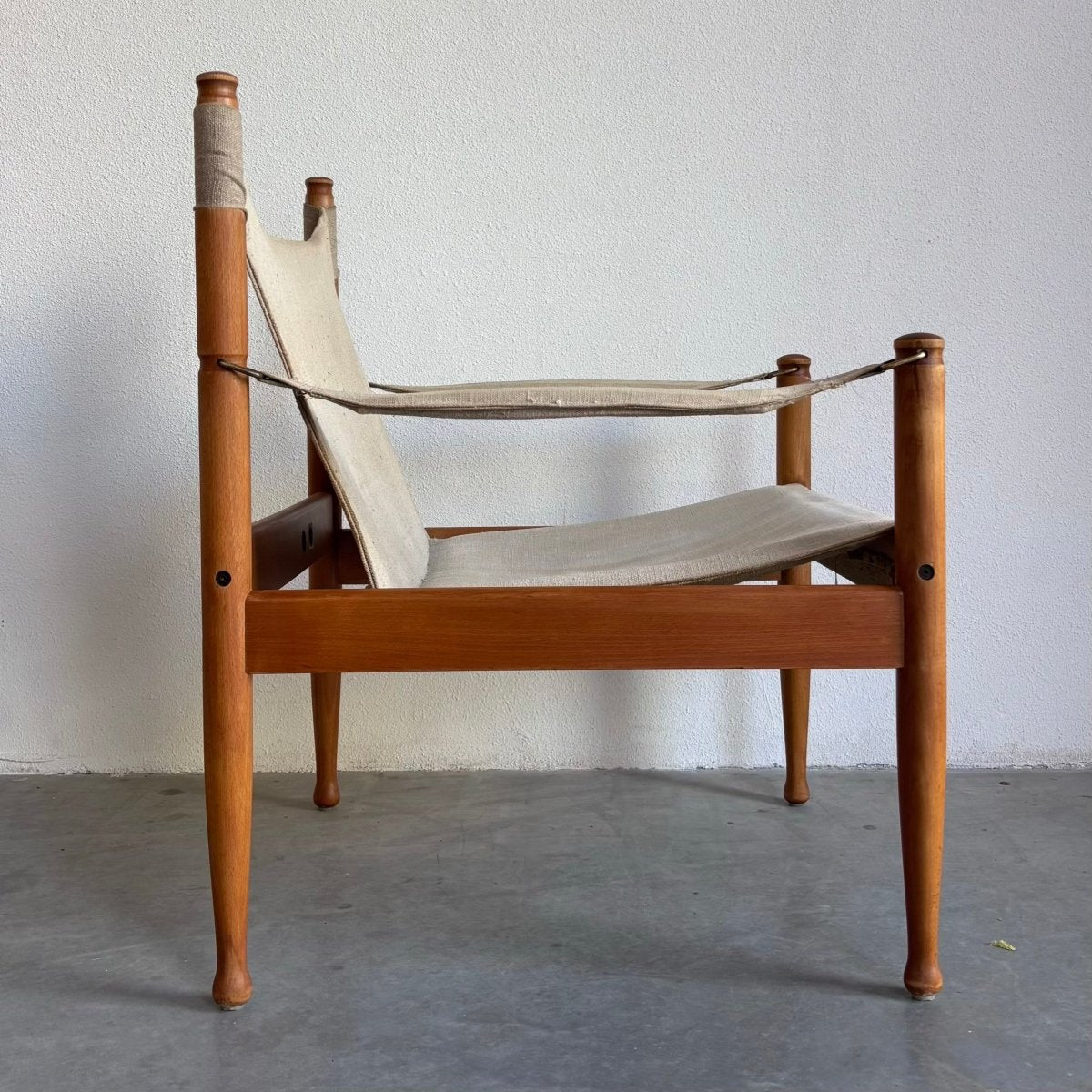 Vintage “safari” stoel Erik Worts - LOUI.STORE