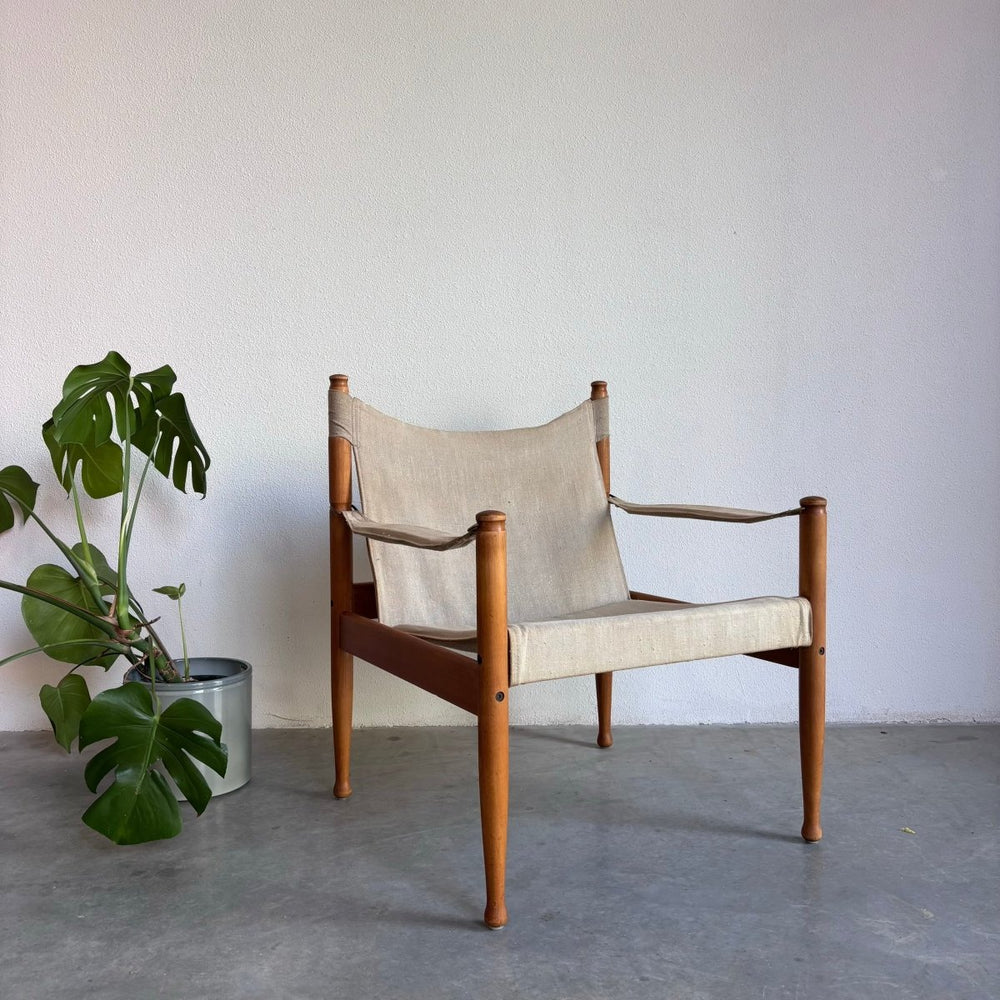 Vintage “safari” stoel Erik Worts - LOUI.STORE