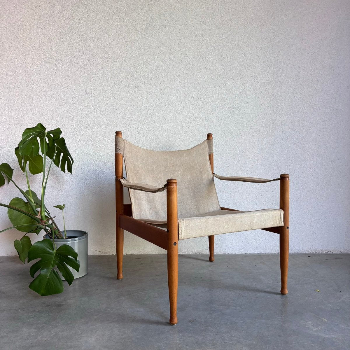 Vintage “safari” stoel Erik Worts - LOUI.STORE