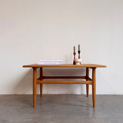 Vintage salontafel eiken Kurt Østervig - LOUI.STORE