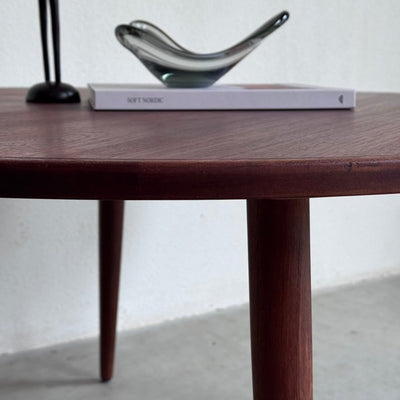 
                  
                    Vintage salontafel rond teak - LOUI
                  
                