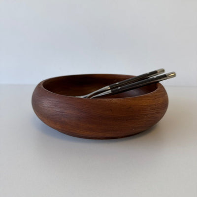 Vintage schaal teak (M) - LOUI