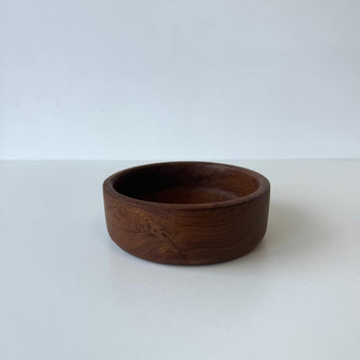 Vintage schaaltje teak rond - LOUI.STORE