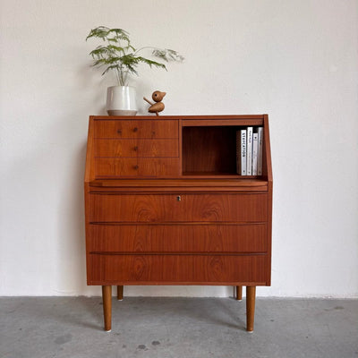 Vintage secretaire bureau teak - LOUI.STORE