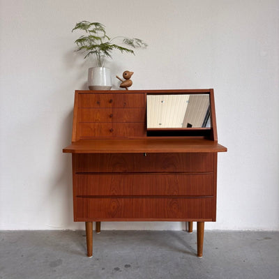 Vintage secretaire bureau teak - LOUI.STORE