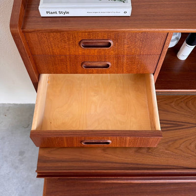 
                  
                    Vintage secretaire met spiegel teak - LOUI
                  
                