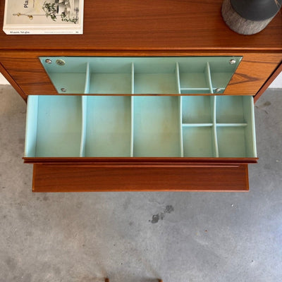 
                  
                    Vintage secretaire met spiegel teak - LOUI
                  
                