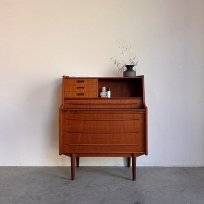 Vintage secretaire met spiegel teak - LOUI