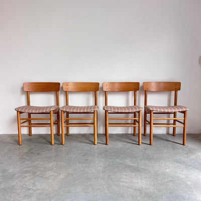Vintage set 4* Farstrup stoelen model 250 - LOUI.STORE