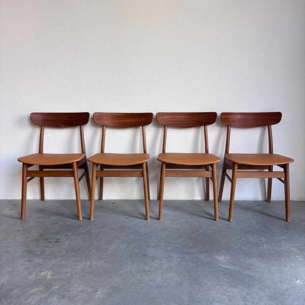 Vintage set 4* stoelen Findahl - LOUI.STORE