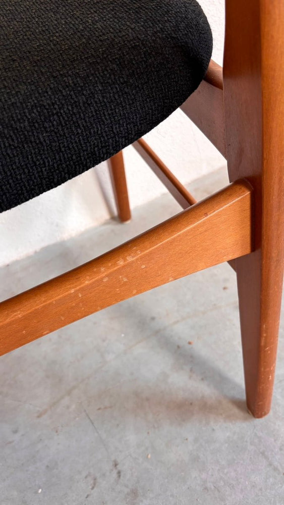 
                  
                    Vintage set 6* eetstoelen teak zwart - LOUI.STORE
                  
                