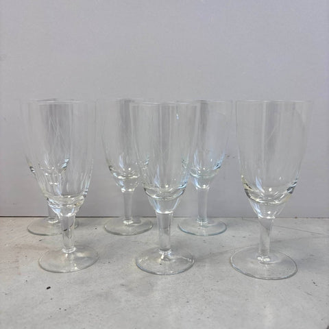 Vintage set 6* glaasjes hoog - LOUI.STORE