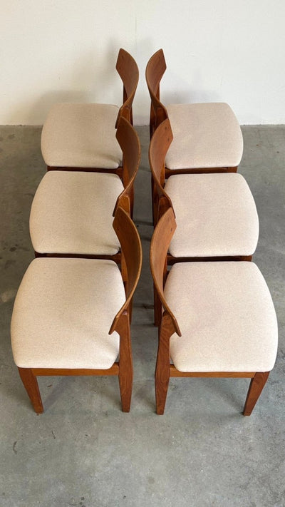 
                  
                    Vintage set 6 stoelen FDB Møbler in eiken - LOUI.STORE
                  
                