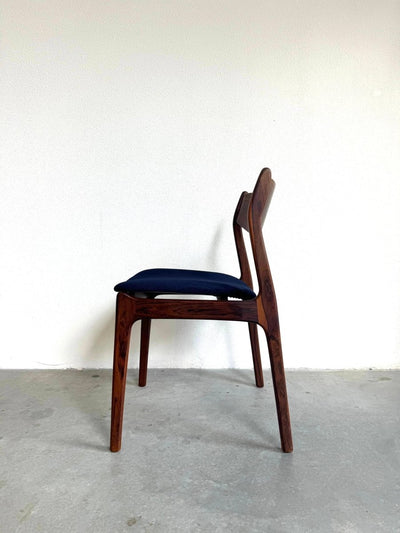 
                  
                    Vintage set 6* stoelen P.E Jorgensen voor Farsø - LOUI.STORE
                  
                