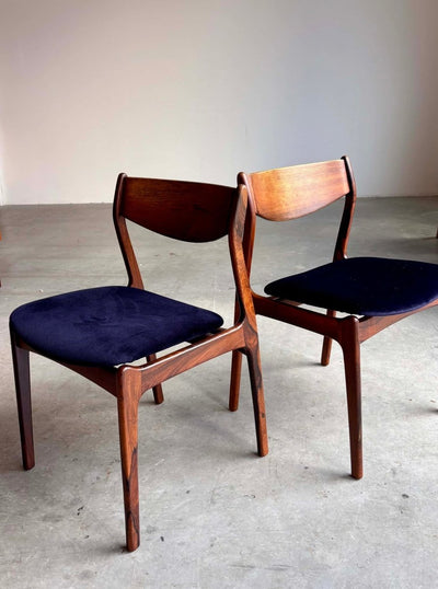 
                  
                    Vintage set 6* stoelen P.E Jorgensen voor Farsø - LOUI.STORE
                  
                