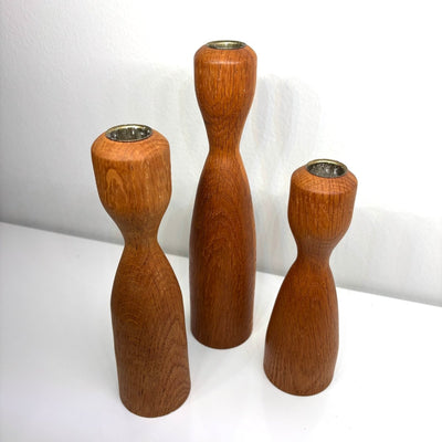 
                  
                    Vintage set kandelaars 3* eiken - LOUI.STORE
                  
                