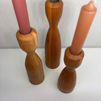 
                  
                    Vintage set kandelaars 3* eiken - LOUI.STORE
                  
                