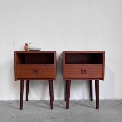 Vintage set nachtkastjes teak - LOUI.STORE
