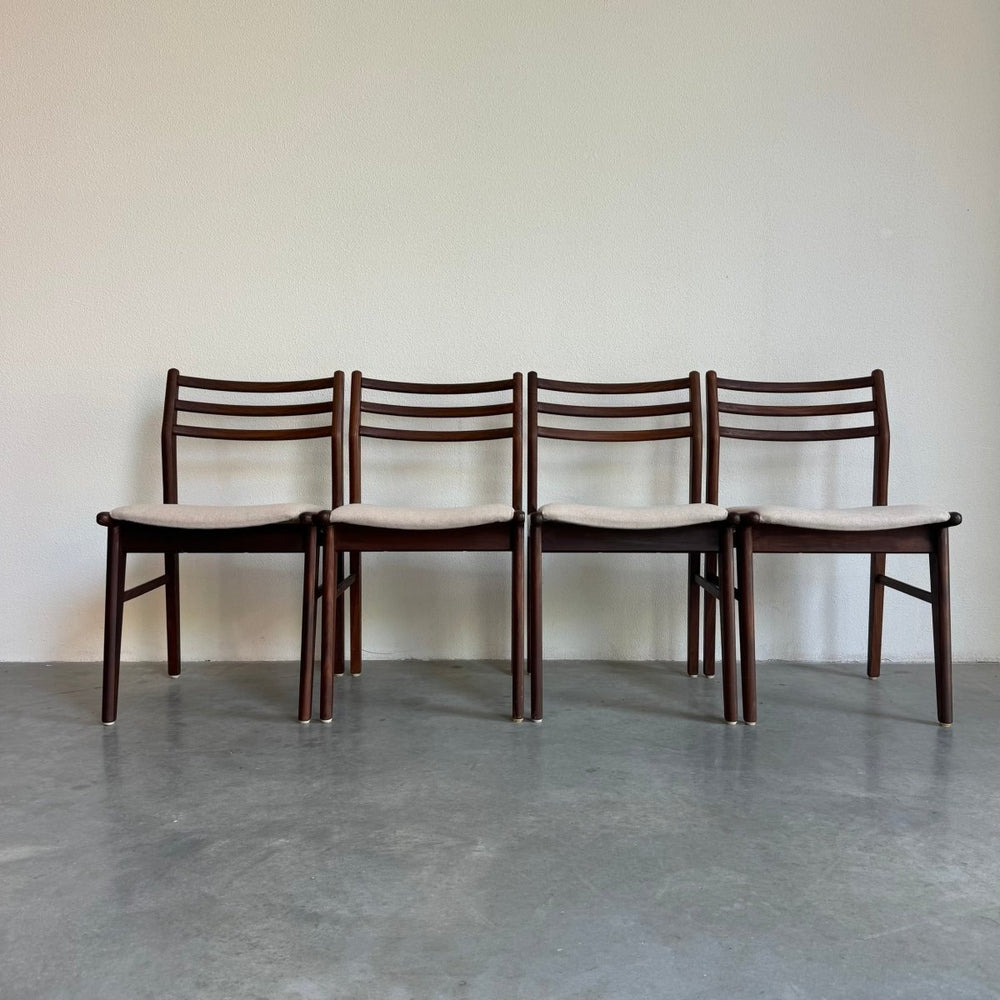 Vintage set stoelen Mogens Hansen (4) - LOUI.STORE