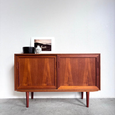 Vintage sideboard schuifdeuren teak - LOUI.STORE