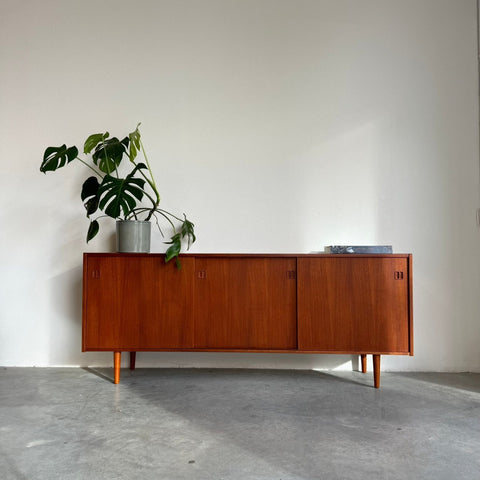 Vintage sideboard teak 3 schuifdeuren - LOUI.STORE