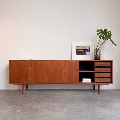 Vintage sideboard teak XL 3 schuifdeuren - LOUI.STORE