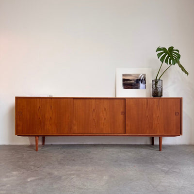 Vintage sideboard teak XL 3 schuifdeuren - LOUI.STORE