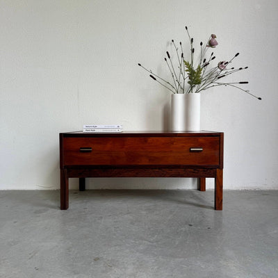 Vintage sidetable met lade palissander - LOUI.STORE