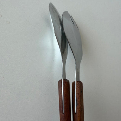 
                  
                    Vintage slabestek teak- roestvrij staal - LOUI
                  
                