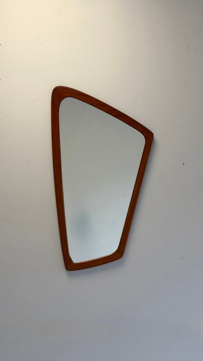 Vintage spiegel a-symmetrisch teak - LOUI