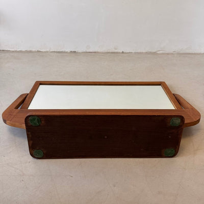 
                  
                    Vintage spiegel op voet eiken - LOUI.STORE
                  
                