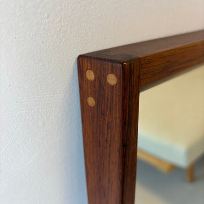 Vintage spiegel palissander Aksel Kjersgaard, model 145 - LOUI.STORE