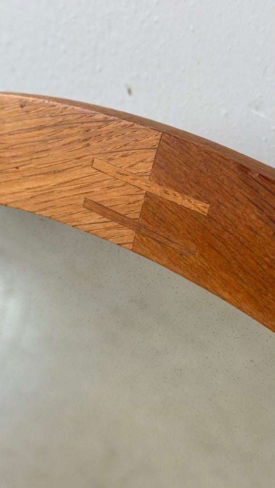 
                  
                    Vintage spiegel rond eiken Aksel Kjersgaard - LOUI.STORE
                  
                