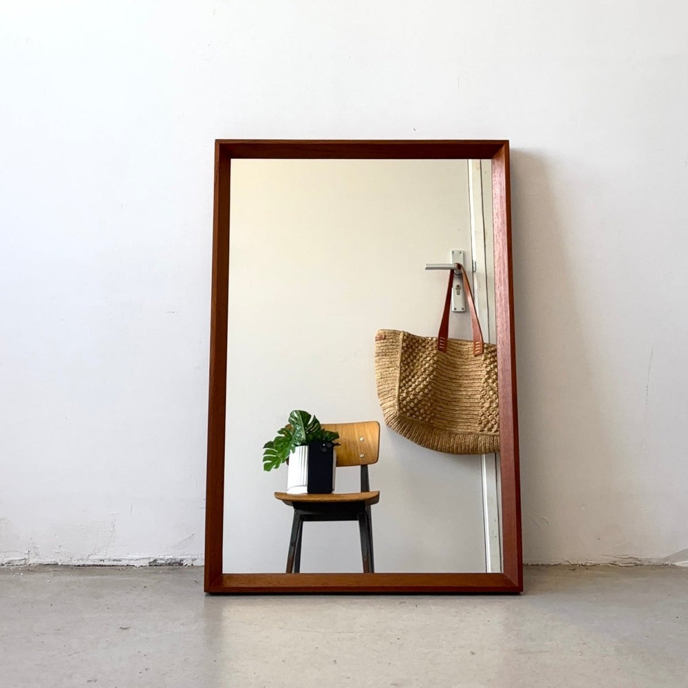 Vintage spiegel teak 43x63 - LOUI.STORE