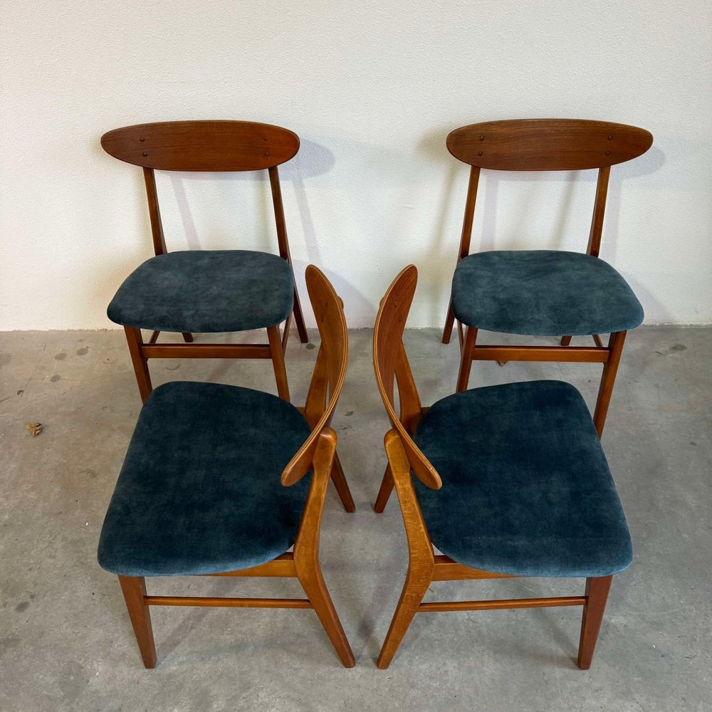 Vintage stoelen Farstrup set *4 - LOUI.STORE