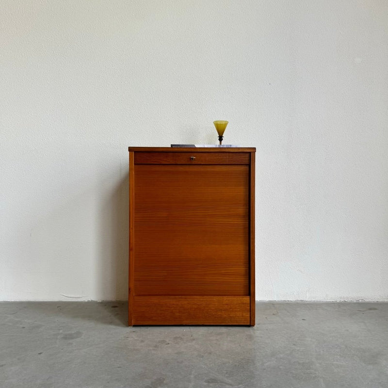 Vintage tambour kastje teak - LOUI.STORE