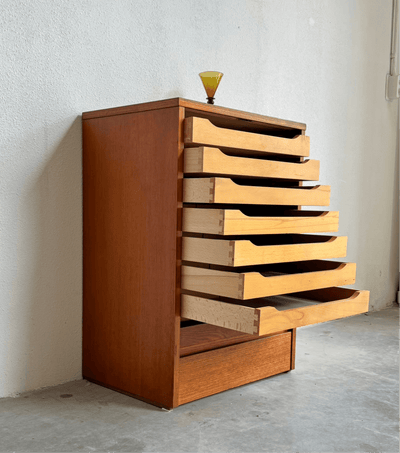 
                  
                    Vintage tambour kastje teak - LOUI.STORE
                  
                