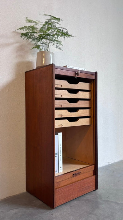 
                  
                    Vintage tambourkast teak - LOUI.STORE
                  
                