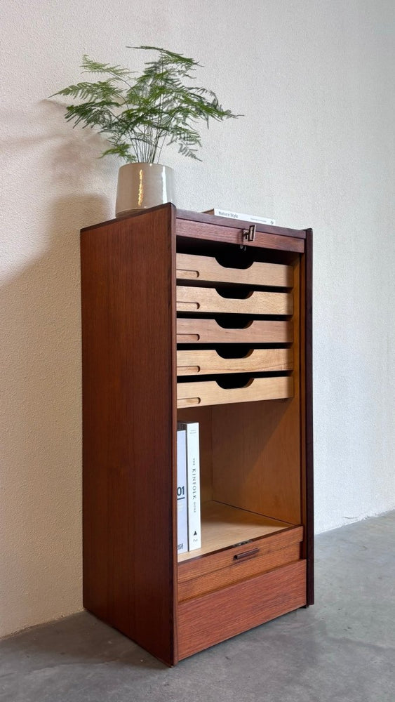 
                  
                    Vintage tambourkast teak - LOUI.STORE
                  
                